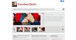 Desktop Screenshot of freedomquilts.net